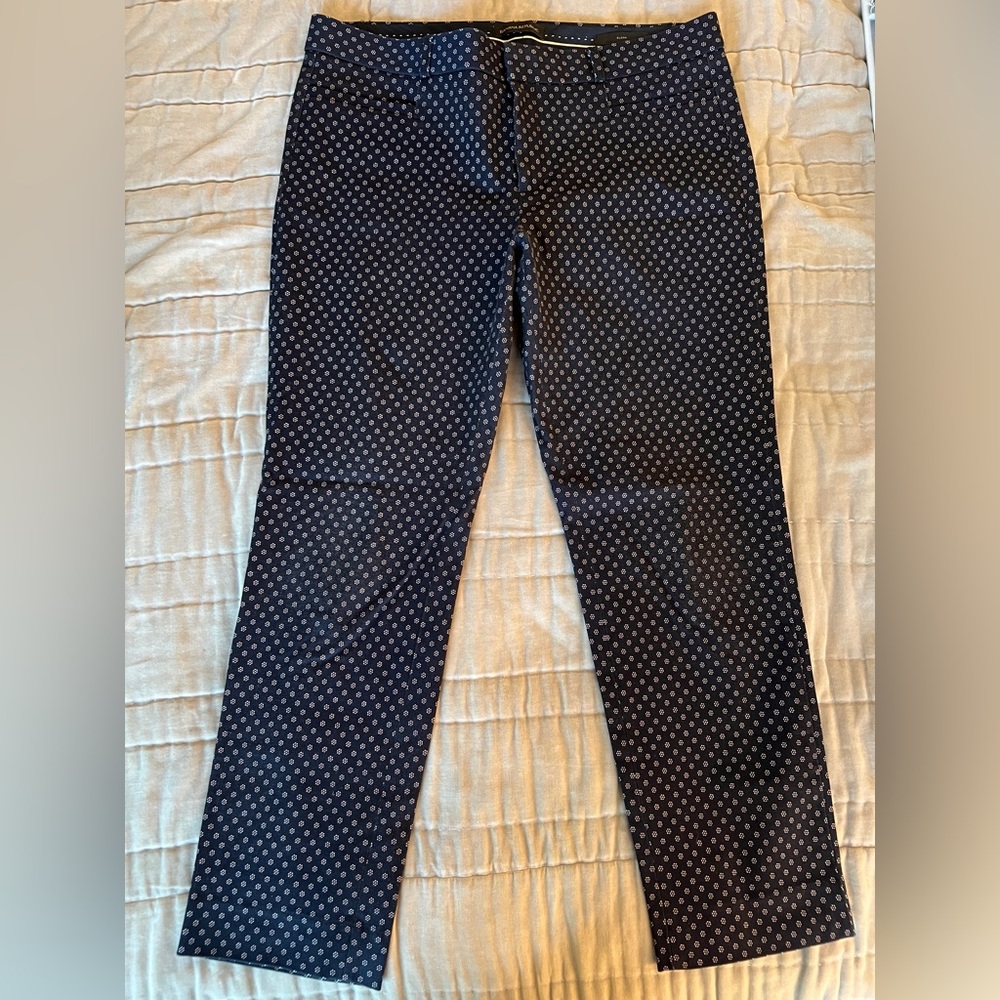 Banana Republic Sloan Flower Patterned Pant - Size 10